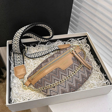 Boho Patchwork Crossbody Bag – Colorful Hippie Festival Sling Purse