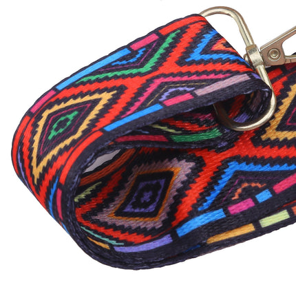 Bohemian Crossbody Bag with Fringe – Colorful, Adjustable Strap, Lightweight & Durable