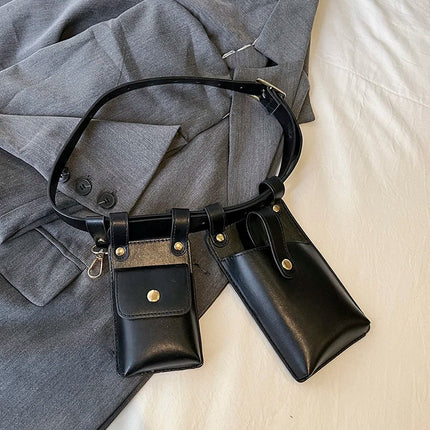 Mini Crossbody Phone Wallet – Compact Leather Purse with Adjustable Strap – Ideal for Travel, Festivals & Daily Use