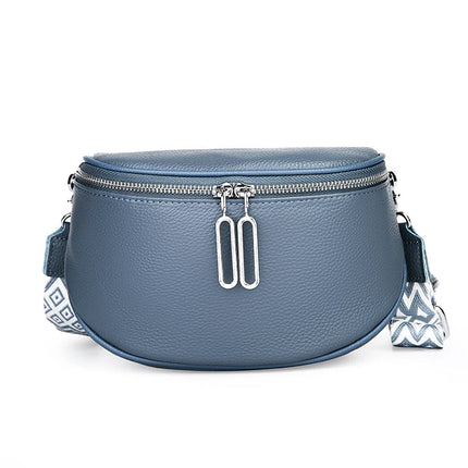 Elegant Crossbody Waist Bag with Wide Strap | Luxury Convertible Hip & Shoulder Bag