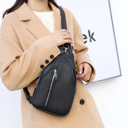 Modern Minimalist Compact Crossbody Sling Bag – Small Shoulder Bag with Adjustable Strap for Everyday Use