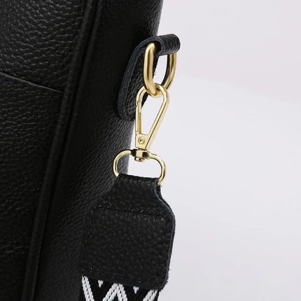 Stylish Women's Shoulder Bag with Wide Strap – Versatile Crossbody Purse with Spacious Compartments