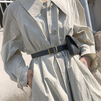 Minimalist Leather Belt Bag / Crossbody Waist Bag — Stylish & Adjustable Design