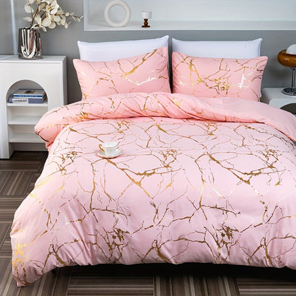 Luxury Marble-Print Duvet Cover – Soft, Breathable Bedding for Modern Bedrooms