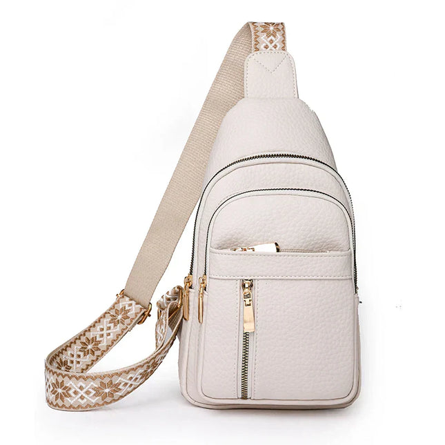 Trendy Crossbody Sling Bag – Adjustable Strap, Multiple Pockets, Stylish & Practical