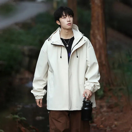 Men’s Plus Size Hooded Ski Jacket – Winter Waterproof Snow Coat