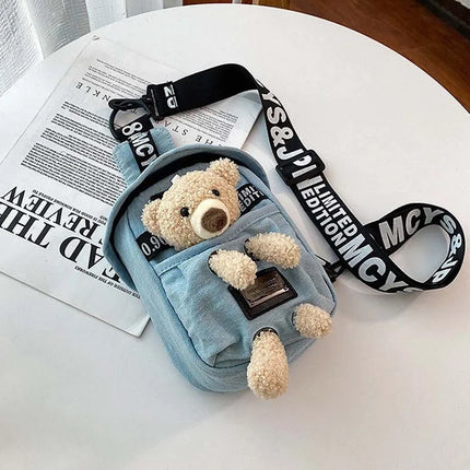 Cute Teddy Crossbody bag  – Kids & women crossbody bag