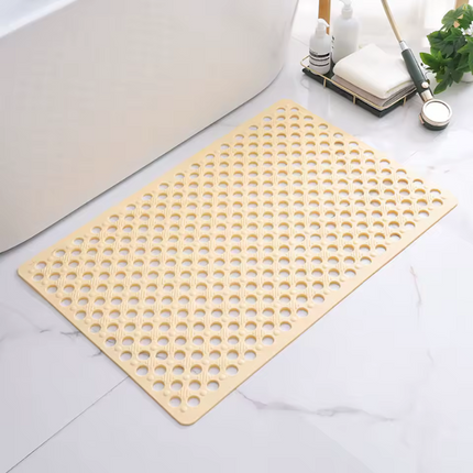 Non-Slip Shower Mat for Bathroom – Soft, Hygienic & Mold-Resistant Bath Mat with Strong Suction Cups for Safety & Comfort