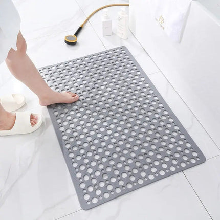Non-Slip Shower Mat for Bathroom – Soft, Hygienic & Mold-Resistant Bath Mat with Strong Suction Cups for Safety & Comfort