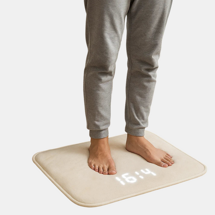 Smart Alarm Clock Rug – Pressure Sensor Wake-Up Mat for Bedroom Decor (16" x 24")