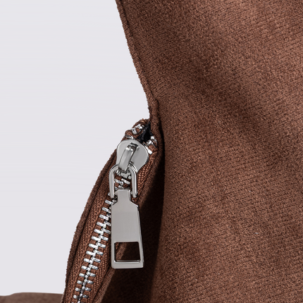 Black Vegan Leather Shoulder Bag with Studs – Bold & Stylish