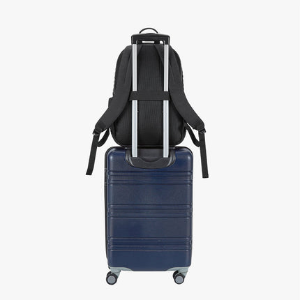 Black Backpack with Laptop Compartment & Side Pockets – Lightweight, Water-Resistant & Stylish for School or Work