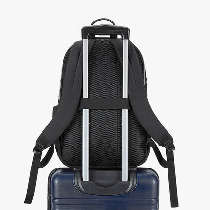 Black Backpack with Laptop Compartment & Side Pockets – Lightweight, Water-Resistant & Stylish for School or Work