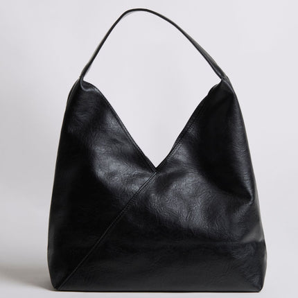 Vegan Leather Hobo Bag – Spacious, Timeless & Cruelty-Free Black Shoulder Tote
