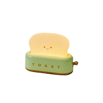 Retro Toaster Table Lamp with LED Light & Rechargeable Battery – Fun Vintage Home Decor Accent