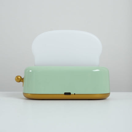 Retro Toaster Table Lamp with LED Light & Rechargeable Battery – Fun Vintage Home Decor Accent