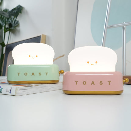 Retro Toaster Table Lamp with LED Light & Rechargeable Battery – Fun Vintage Home Decor Accent