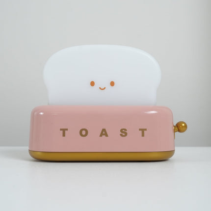 Retro Toaster Table Lamp with LED Light & Rechargeable Battery – Fun Vintage Home Decor Accent