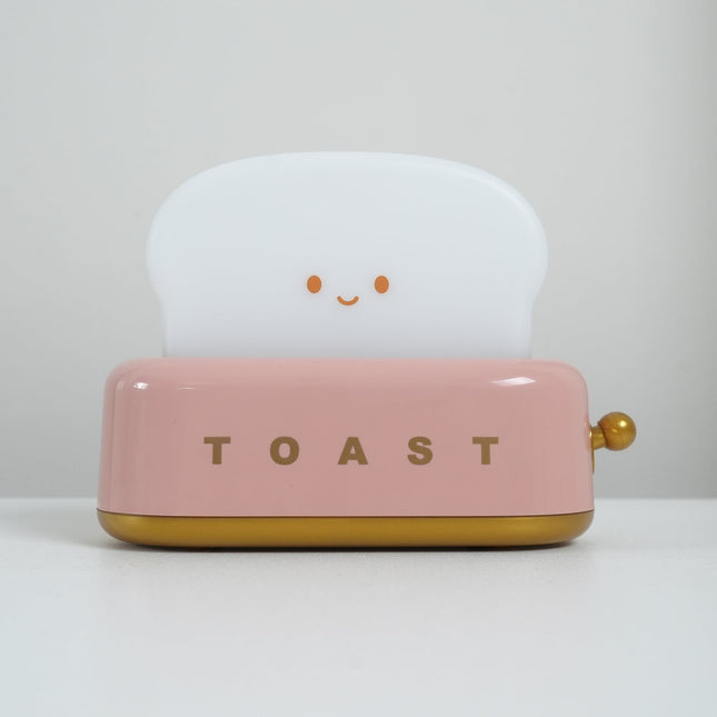 Retro Toaster Table Lamp with LED Light & Rechargeable Battery – Fun Vintage Home Decor Accent