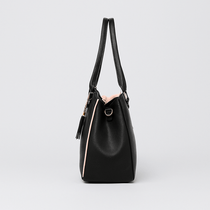 Trendy Black Women’s Handbag – Adjustable Shoulder Strap