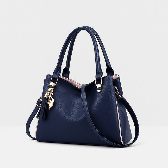 Trendy Black Women’s Handbag – Adjustable Shoulder Strap