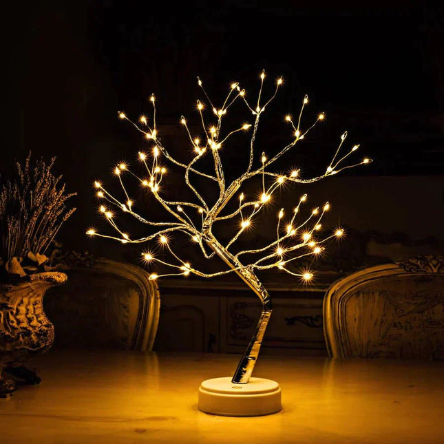 Magical Tree LED Table Lamp – Warm Ambient Light for Cozy Home Décor (17.7" Height)