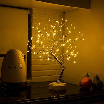 Magical Tree LED Table Lamp – Warm Ambient Light for Cozy Home Décor (17.7" Height)
