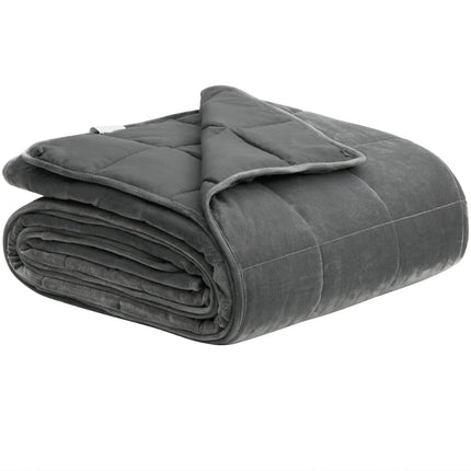 Grey Weighted Blanket – Deep Pressure Therapy for Better Sleep & Stress Relief