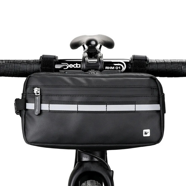 Waterproof Handlebar Bike Bag – 4L Bicycle Pouch with Zipper Closure