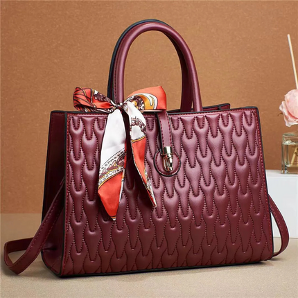 Elegant Handbag with Scarf – Luxury Women’s Purse in Multiple Colors