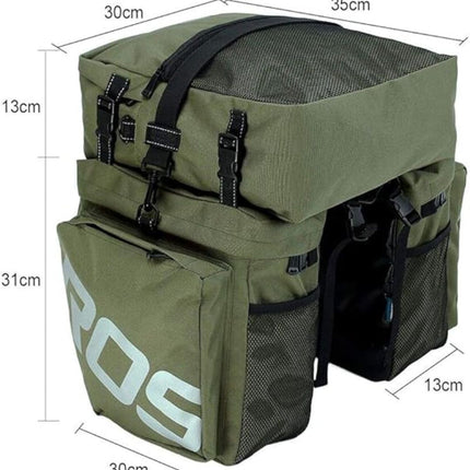 Waterproof Double Bike Pannier – Large Capacity, Reflective & Adventure-Ready