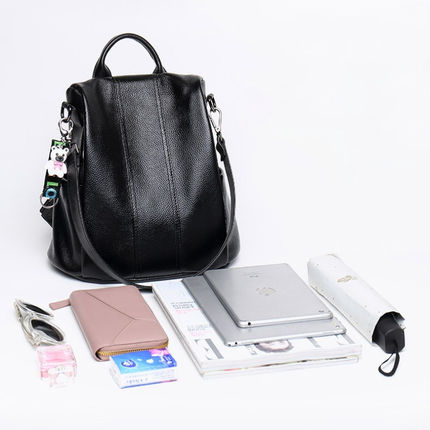 Women's PU Leather Backpack – Stylish, Spacious & Versatile Rucksack for Daily Use