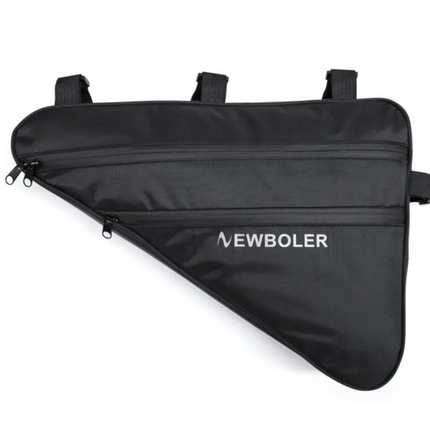 Waterproof Bike Frame Bag – Slim Triangle Pouch with Zipper & Large Storage Space