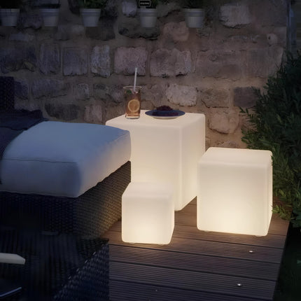 CubeLight Modern LED Cube Outdoor Light – Stylish Garden & Path Lighting, Weatherproof IP65