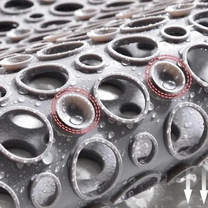 Non-Slip Shower Mat with Drain Holes – Safe, Hygienic & Durable PVC Bath Mat