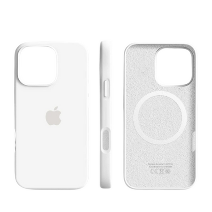 MagSafe Silicone iPhone Case – Shockproof Protection with Soft Microfiber Lining | Premium Slim Cover