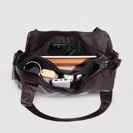 Women's Leather Hobo Bag – Spacious Shoulder Tote with Premium Finish