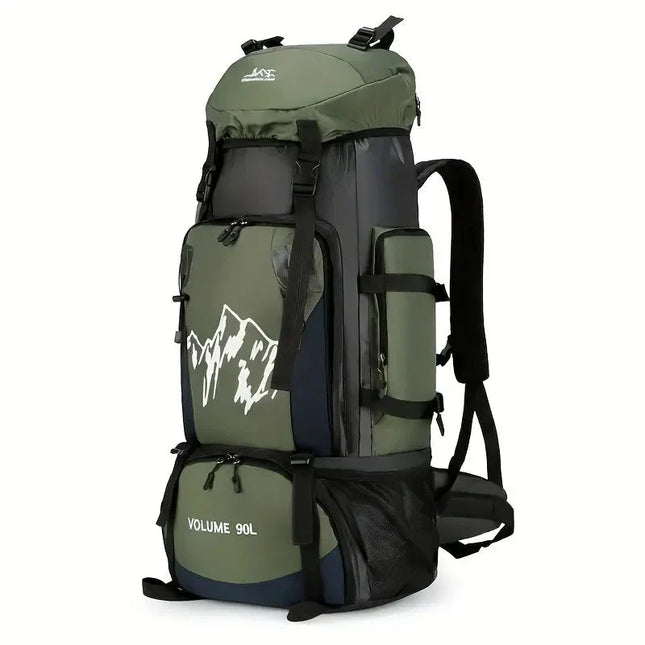90L Waterproof Hiking & Camping Backpack – Large Capacity Outdoor Trekking Rucksack
