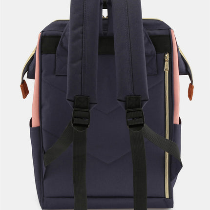 Holly Daze Waterproof Canvas Backpack – Eco-Friendly, Minimalist Japanese Design, Padded Laptop Compartment
