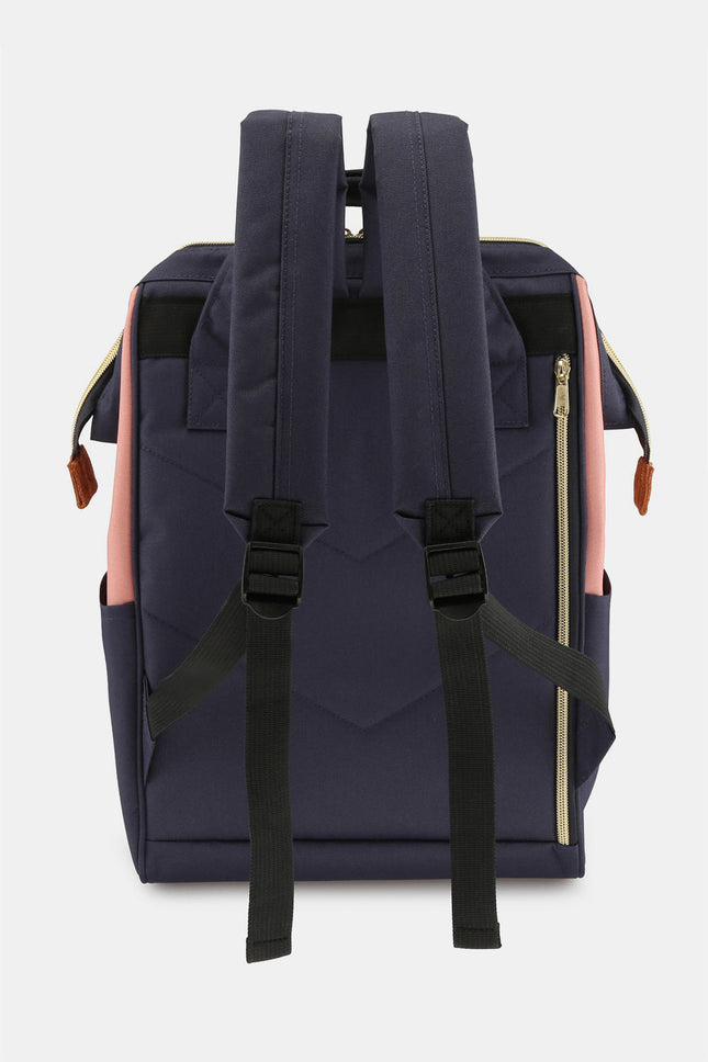 Holly Daze Waterproof Canvas Backpack – Eco-Friendly, Minimalist Japanese Design, Padded Laptop Compartment