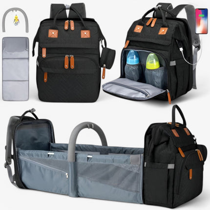 Multifunctional Diaper Backpack – Spacious, Practical & Travel-Ready
