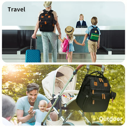 Multifunctional Diaper Backpack – Spacious, Practical & Travel-Ready