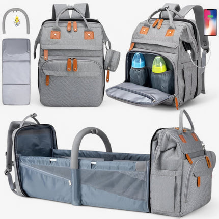 Multifunctional Diaper Backpack – Spacious, Practical & Travel-Ready