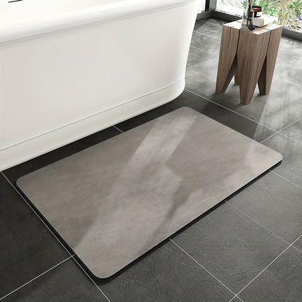 AquaGrip Diatomite Bath Mat 16" x 24" – Quick-Dry Non-Slip Bathroom Floor Mat for Safe & Stylish Comfort