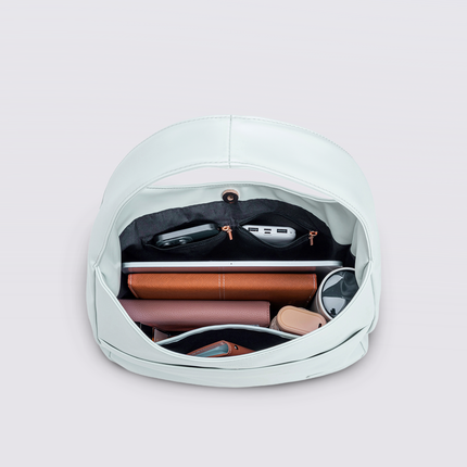 Minimalist Hobo Shoulder Bag – Vegan Leather