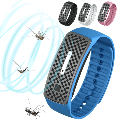 Ultrasonic Mosquito Repellent Bracelet – Chemical-Free, Adjustable, Waterproof Wristband for Kids & Adults