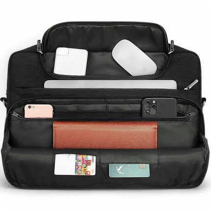 Water-Resistant 17-Inch Laptop Bag for Men – Spacious & Stylish