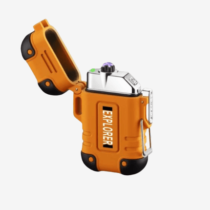 Waterproof Windproof Dual-Arc USB Rechargeable Plasma Lighter – Outdoor Survival Gear