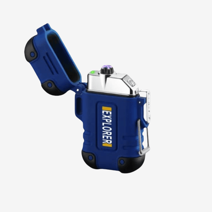 Waterproof Windproof Dual-Arc USB Rechargeable Plasma Lighter – Outdoor Survival Gear