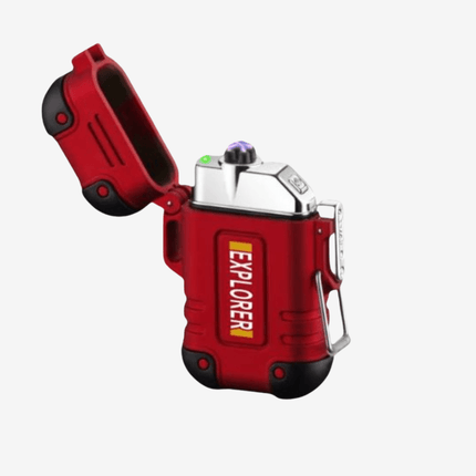 Waterproof Windproof Dual-Arc USB Rechargeable Plasma Lighter – Outdoor Survival Gear